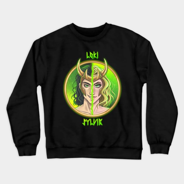 Gods of mischief Crewneck Sweatshirt by begomori